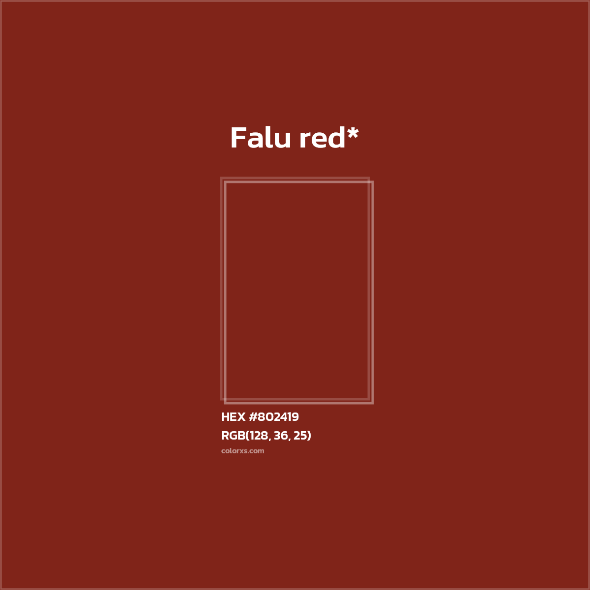 HEX #802419 Color Name, Color Code, Palettes, Similar Paints, Images