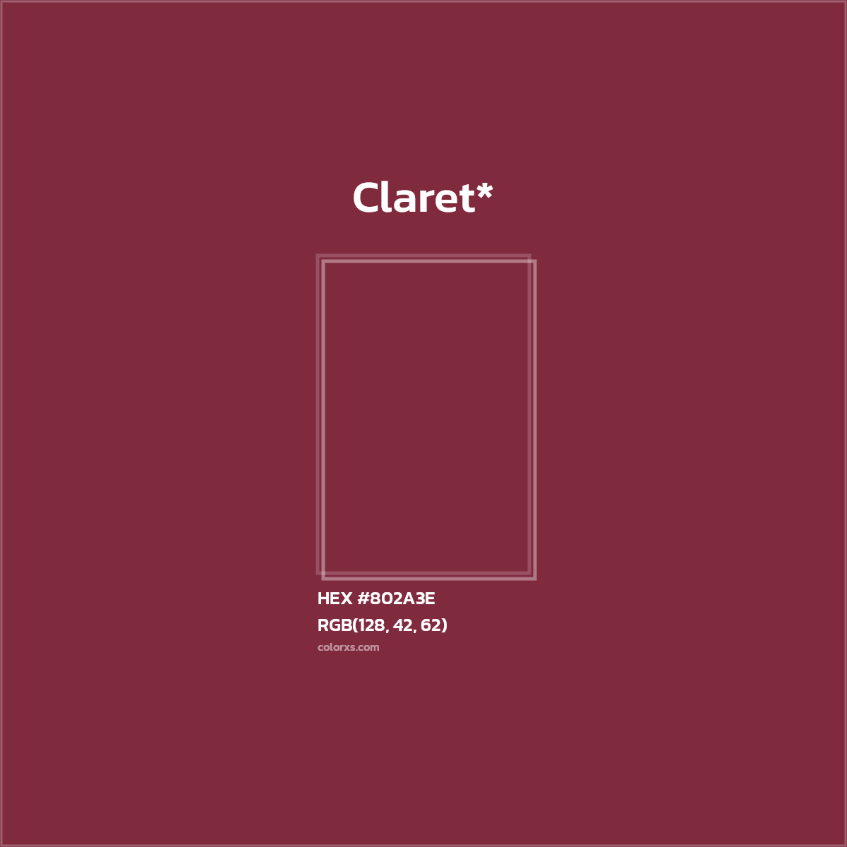HEX #802A3E Color Name, Color Code, Palettes, Similar Paints, Images