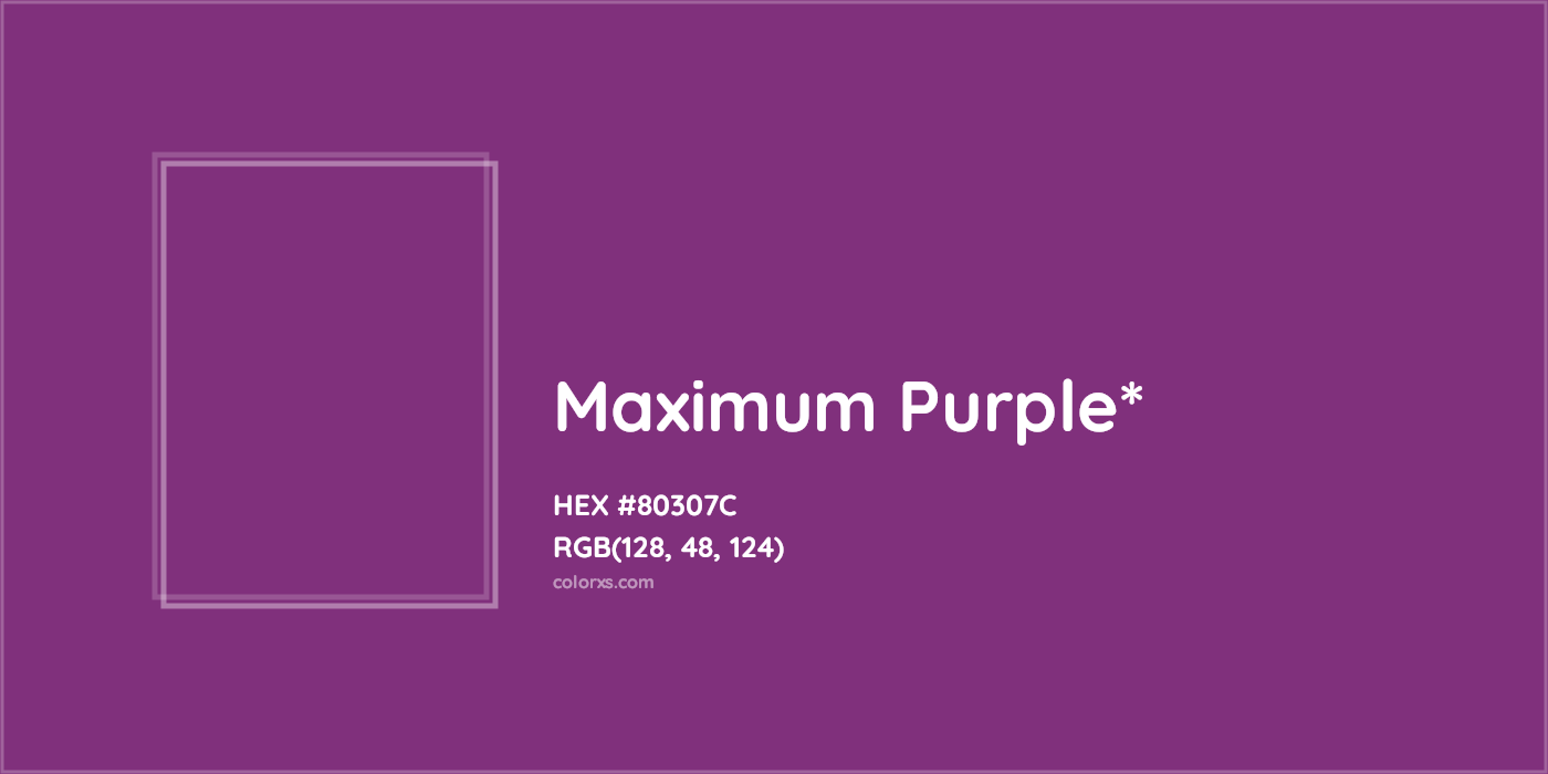 HEX #80307C Color Name, Color Code, Palettes, Similar Paints, Images
