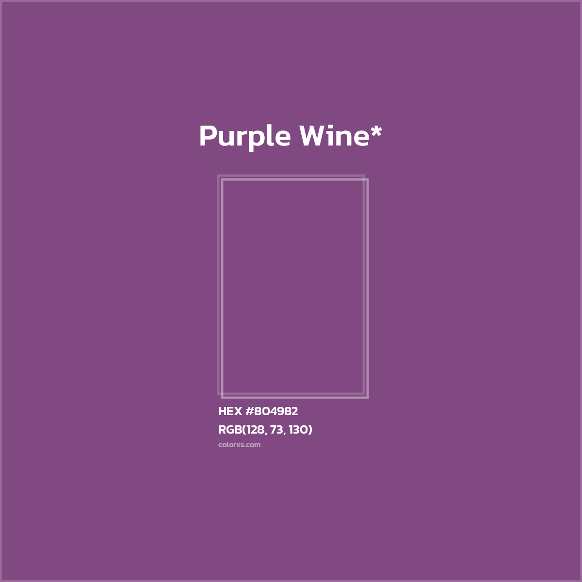 HEX #804982 Color Name, Color Code, Palettes, Similar Paints, Images