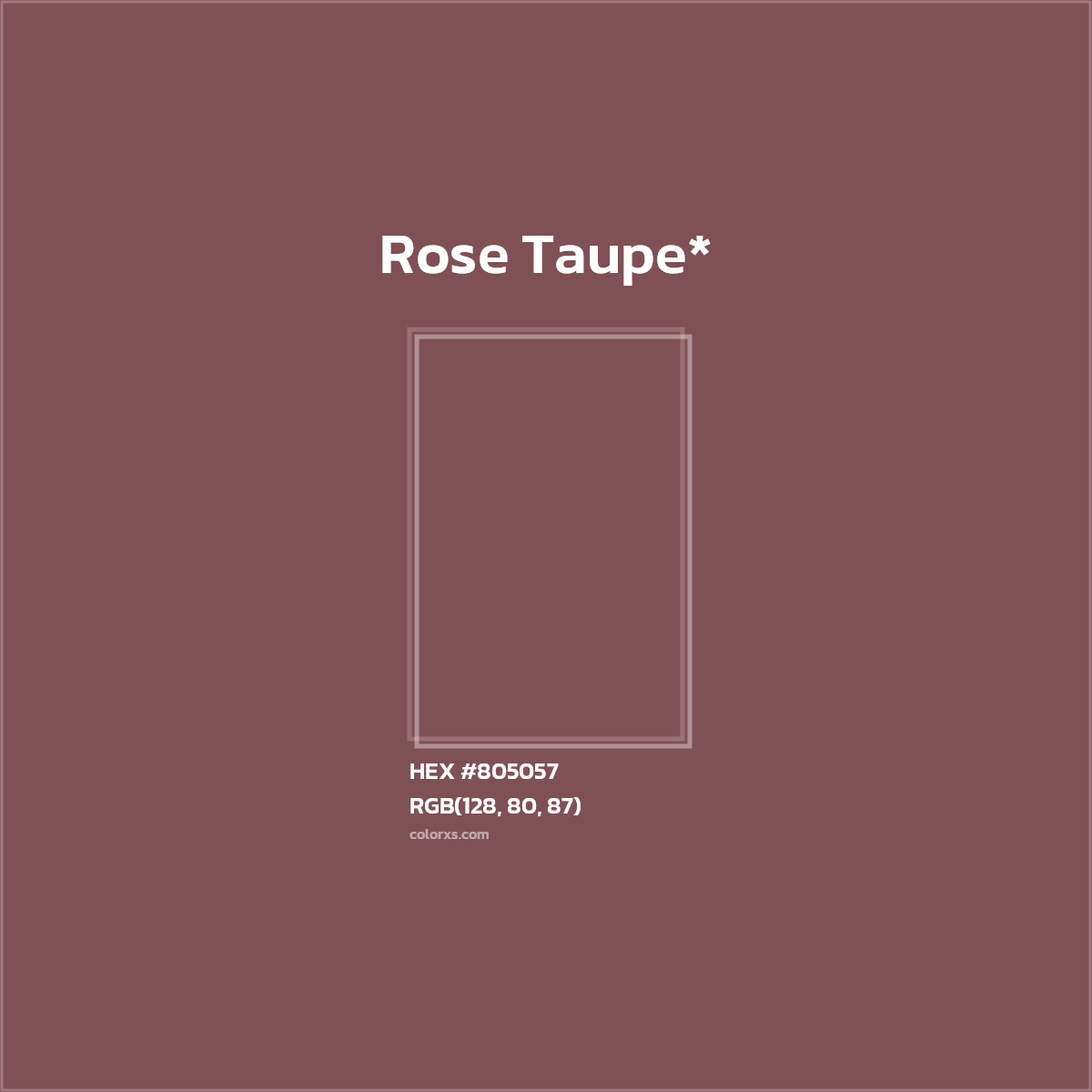 HEX #805057 Color Name, Color Code, Palettes, Similar Paints, Images