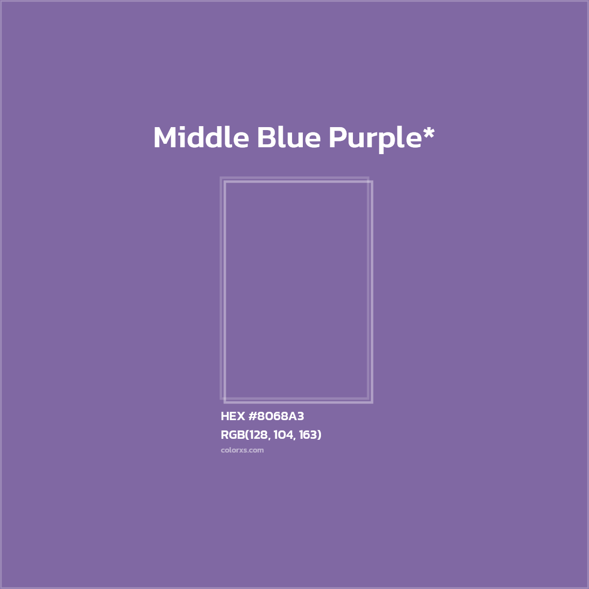 HEX #8068A3 Color Name, Color Code, Palettes, Similar Paints, Images