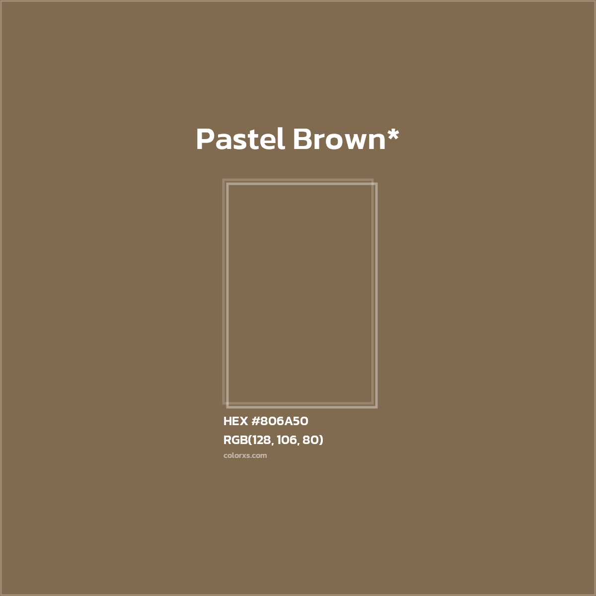 HEX #806A50 Color Name, Color Code, Palettes, Similar Paints, Images