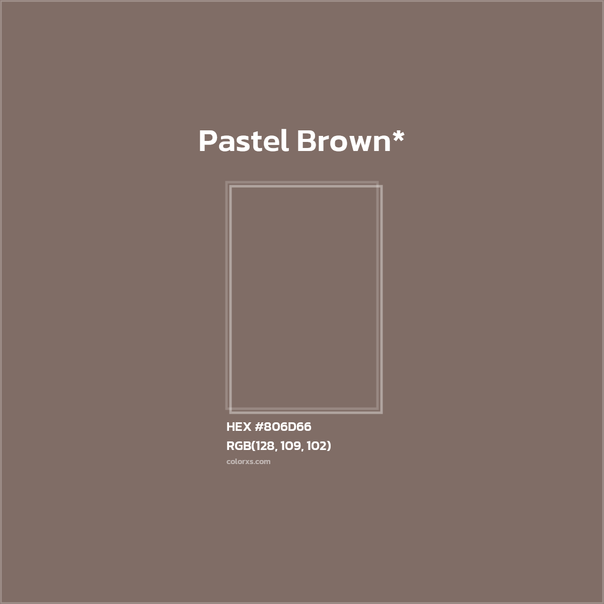 HEX #806D66 Color Name, Color Code, Palettes, Similar Paints, Images