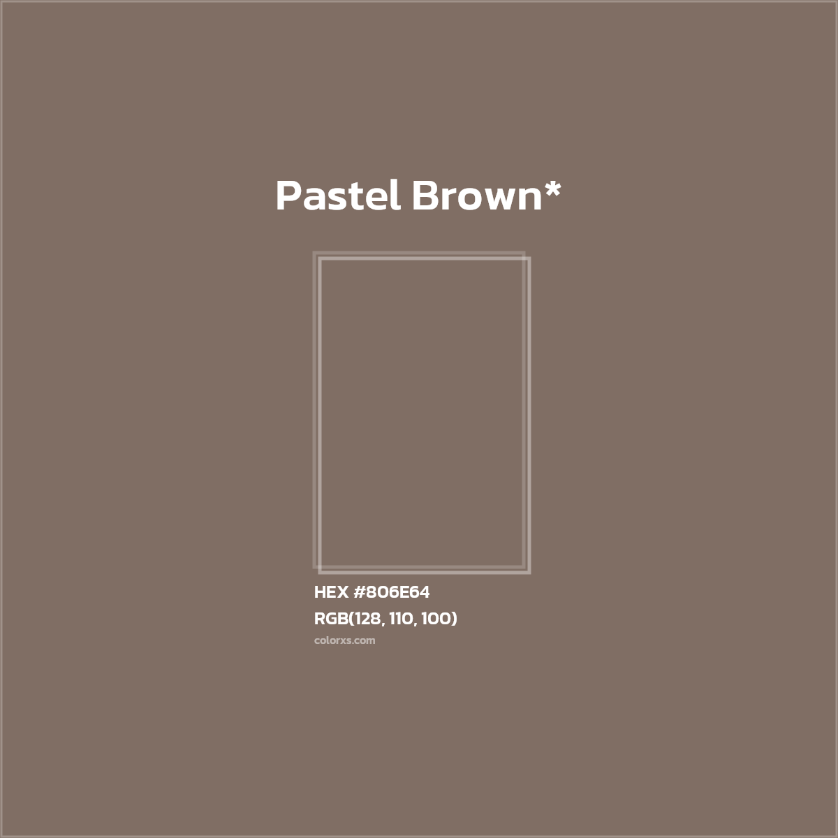 HEX #806E64 Color Name, Color Code, Palettes, Similar Paints, Images