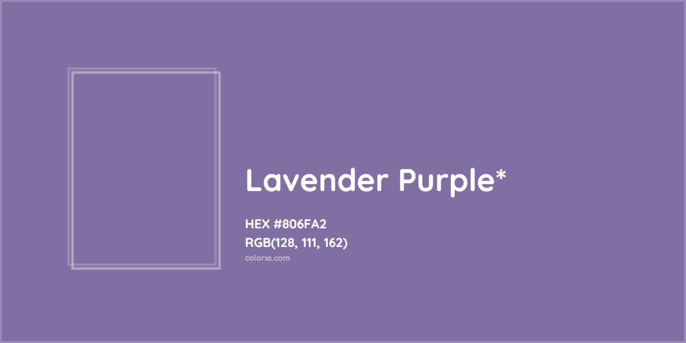 HEX #806FA2 Color Name, Color Code, Palettes, Similar Paints, Images