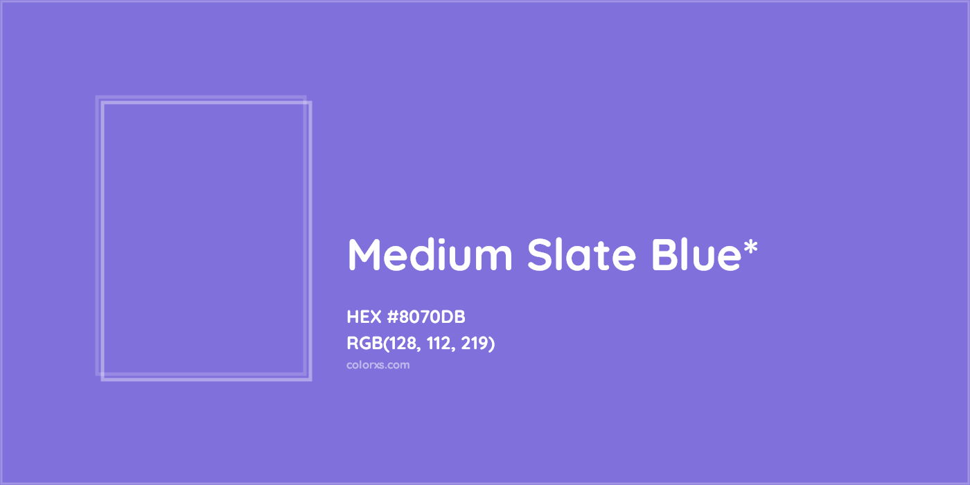 HEX #8070DB Color Name, Color Code, Palettes, Similar Paints, Images