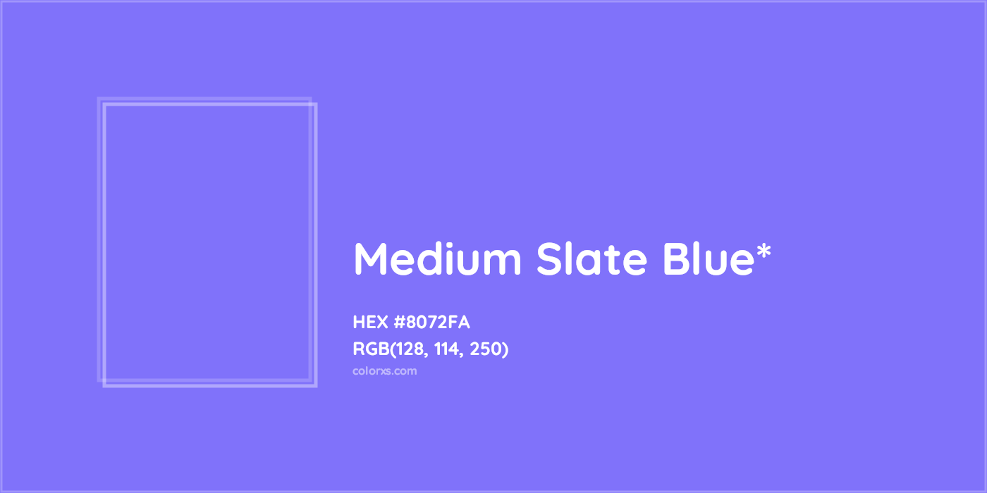 HEX #8072FA Color Name, Color Code, Palettes, Similar Paints, Images