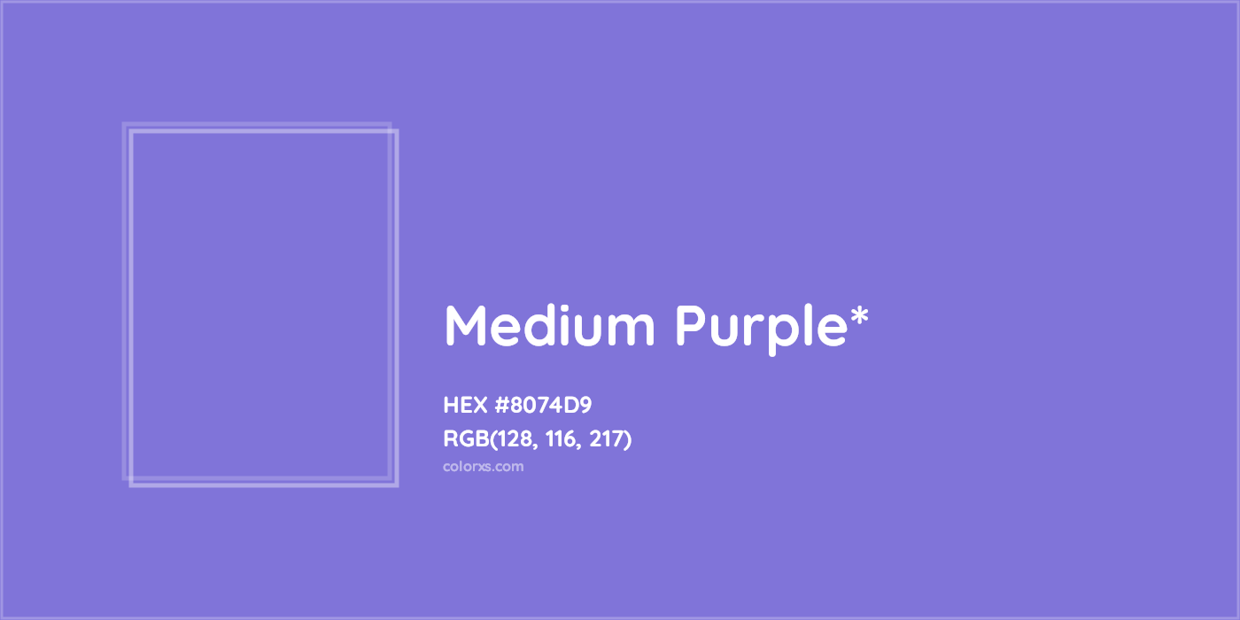 HEX #8074D9 Color Name, Color Code, Palettes, Similar Paints, Images