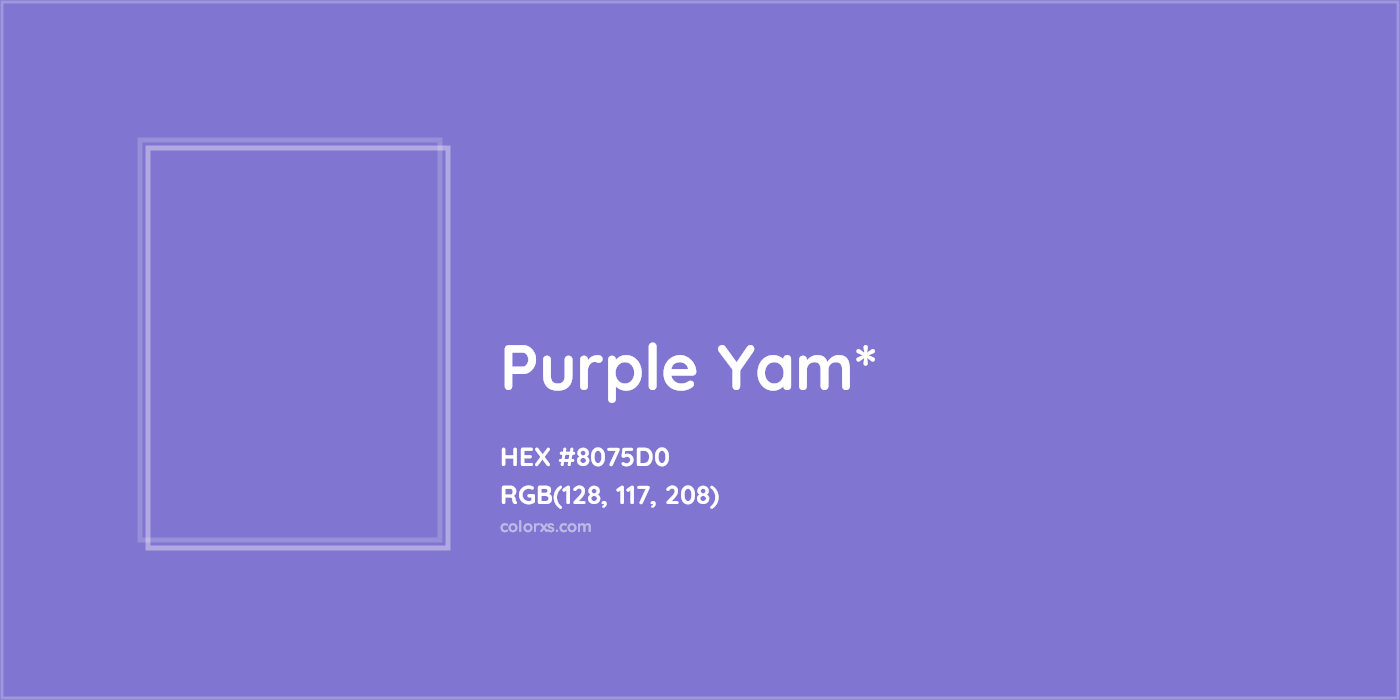 HEX #8075D0 Color Name, Color Code, Palettes, Similar Paints, Images