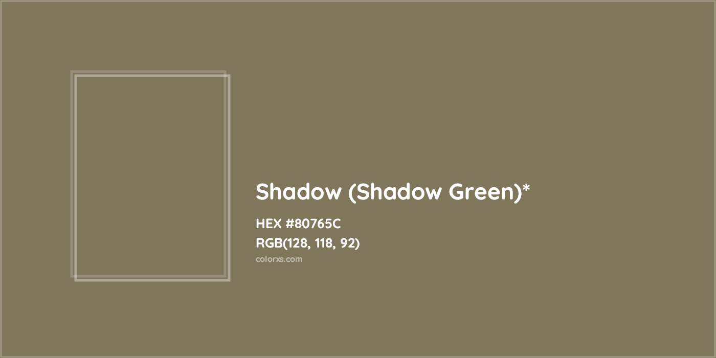 HEX #80765C Color Name, Color Code, Palettes, Similar Paints, Images