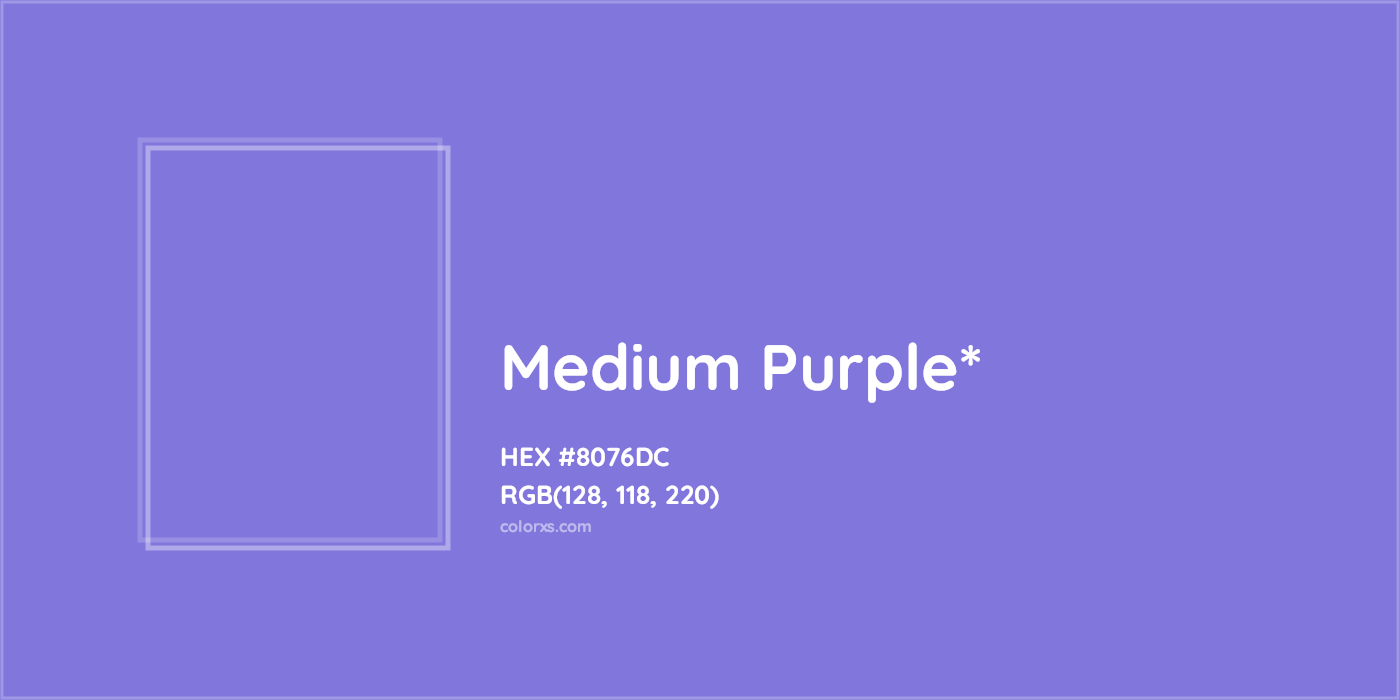 HEX #8076DC Color Name, Color Code, Palettes, Similar Paints, Images