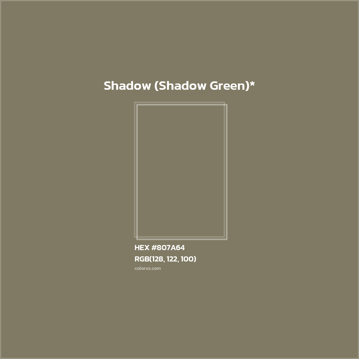 HEX #807A64 Color Name, Color Code, Palettes, Similar Paints, Images