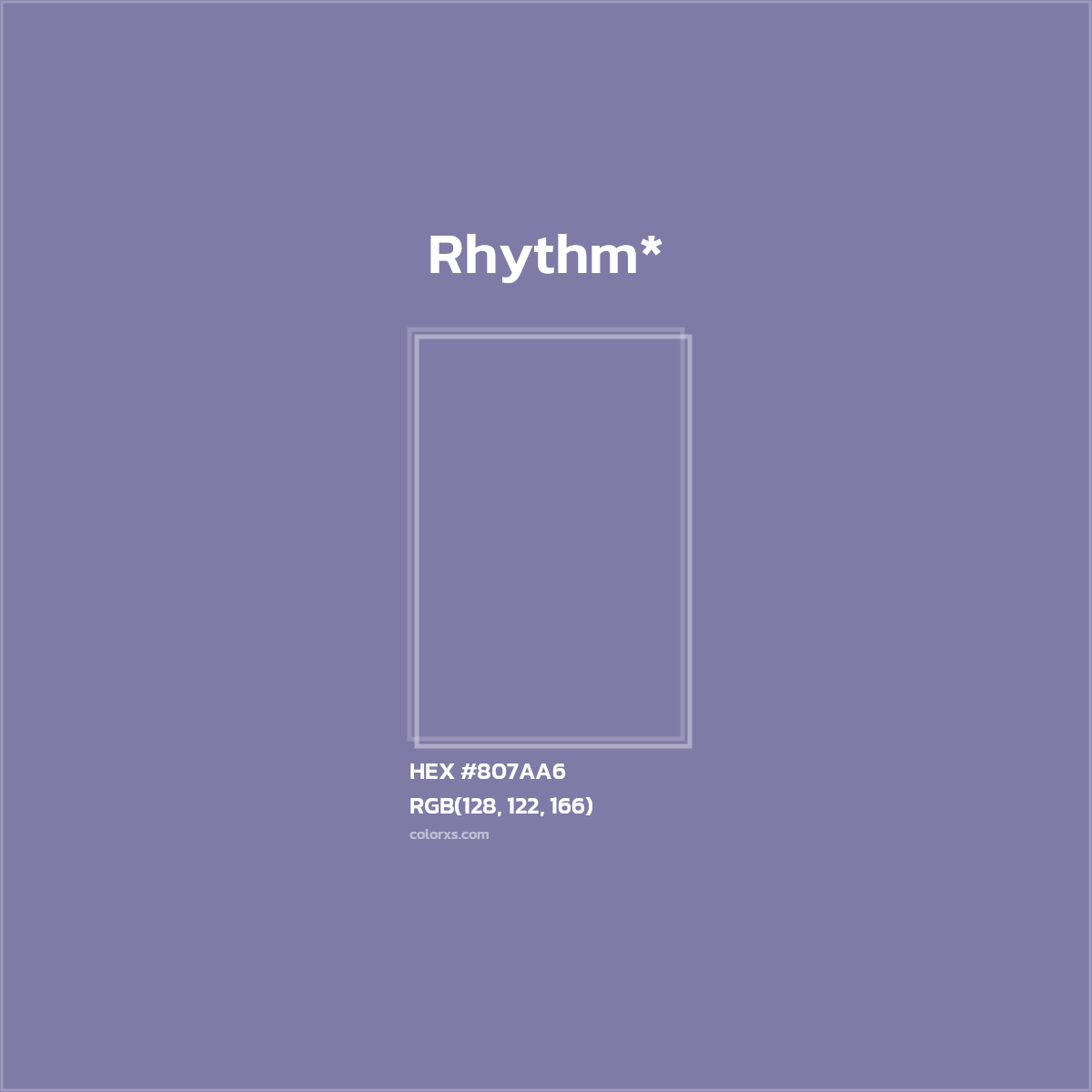 HEX #807AA6 Color Name, Color Code, Palettes, Similar Paints, Images