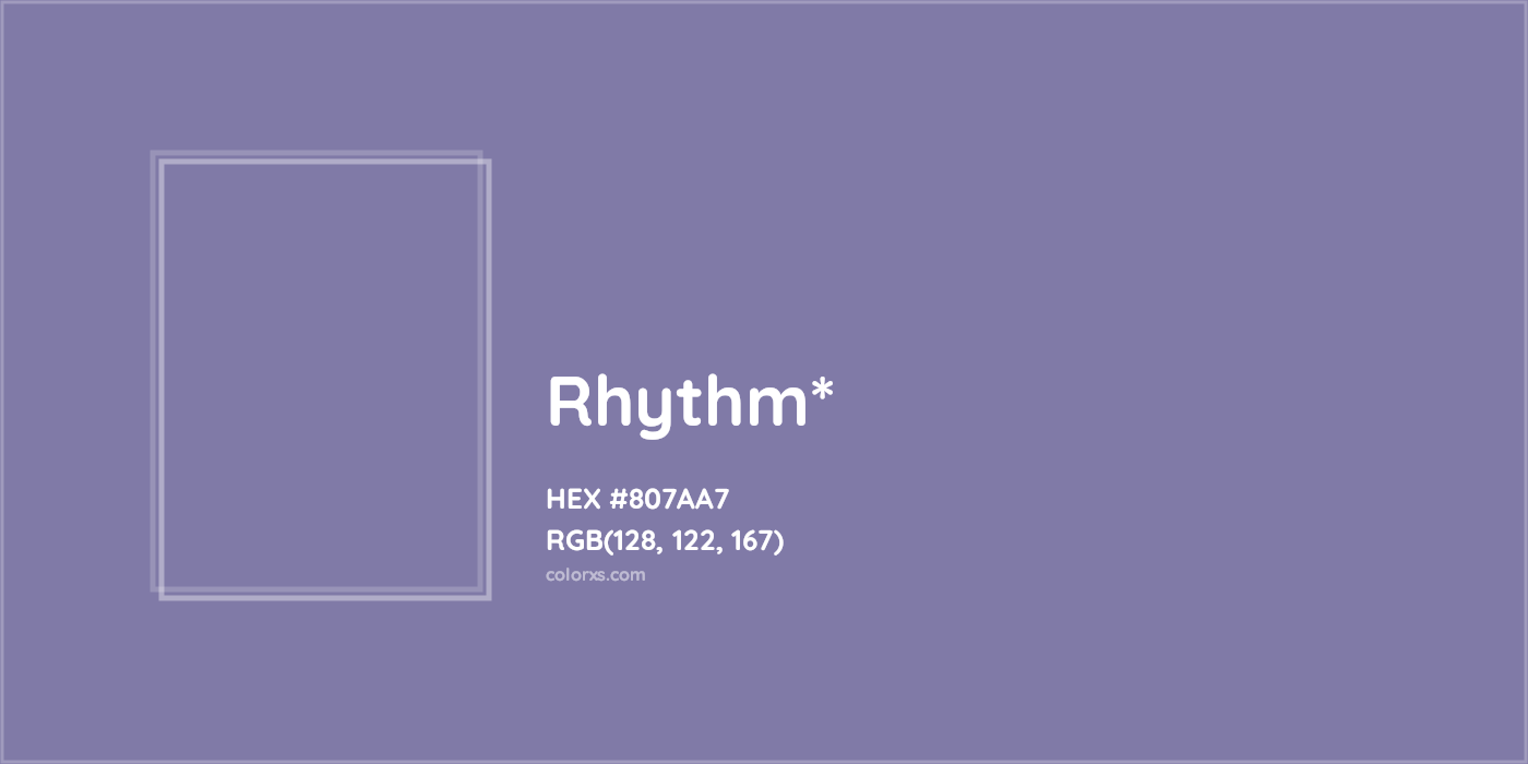HEX #807AA7 Color Name, Color Code, Palettes, Similar Paints, Images