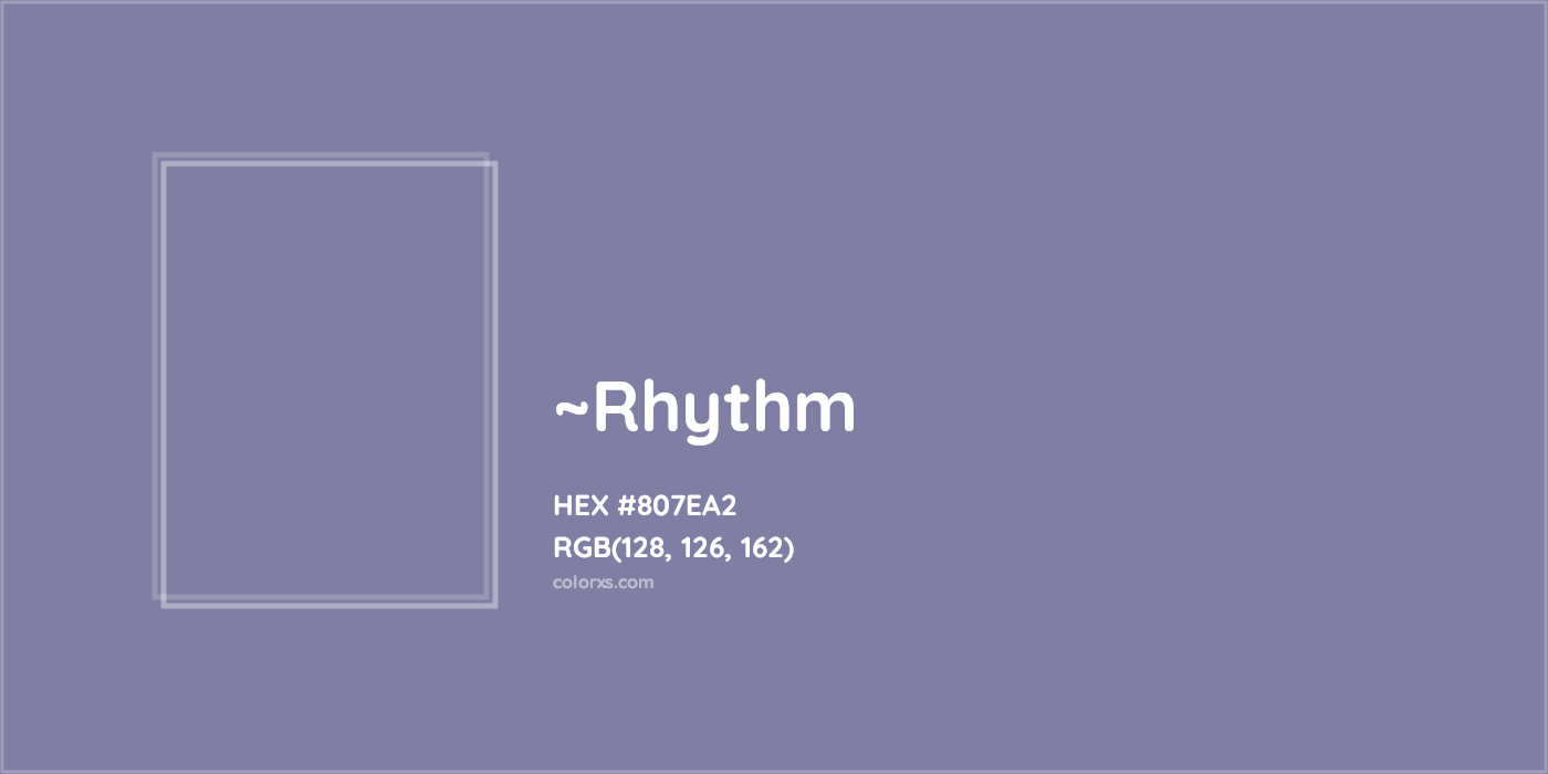 HEX #807EA2 Color Name, Color Code, Palettes, Similar Paints, Images