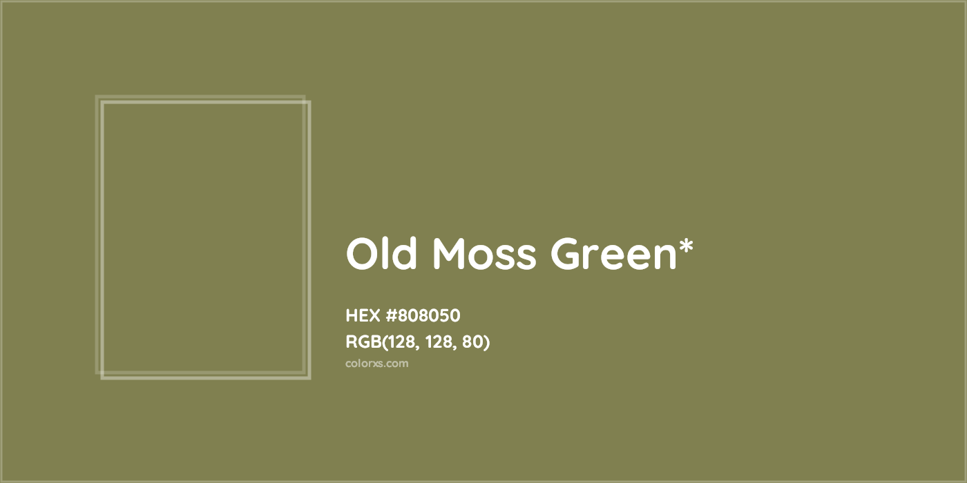 HEX #808050 Color Name, Color Code, Palettes, Similar Paints, Images