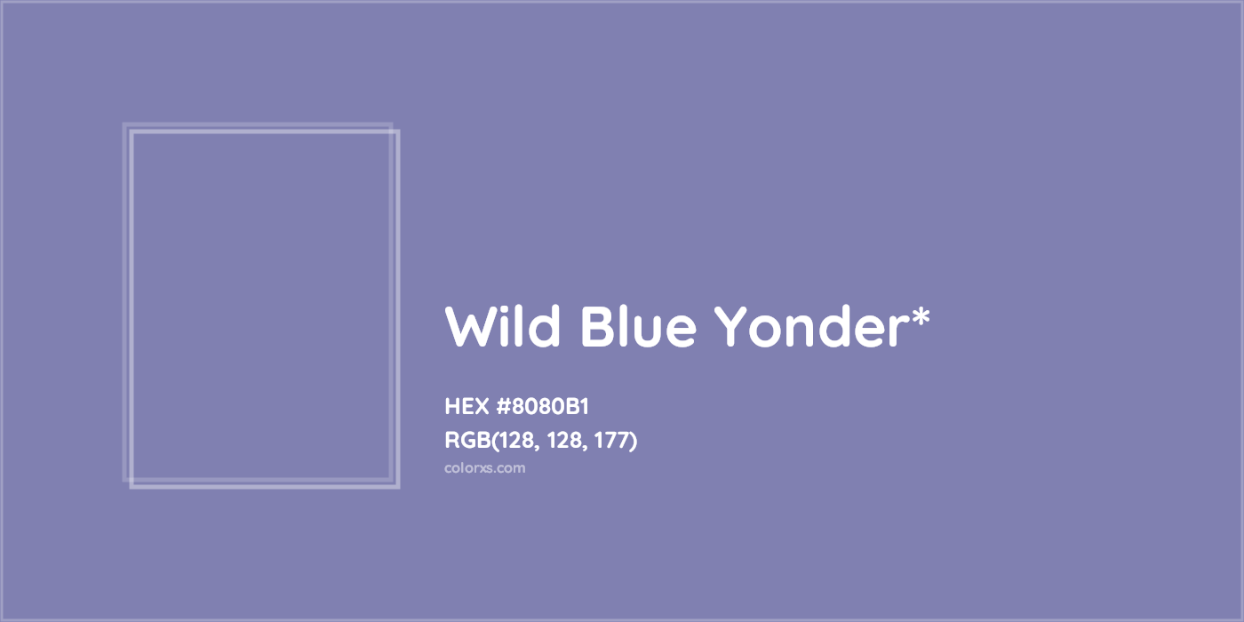 HEX #8080B1 Color Name, Color Code, Palettes, Similar Paints, Images