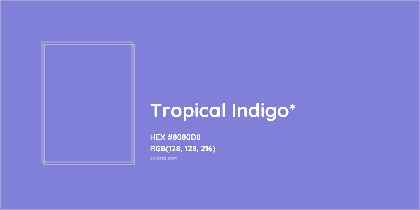 HEX #8080D8 Color Name, Color Code, Palettes, Similar Paints, Images