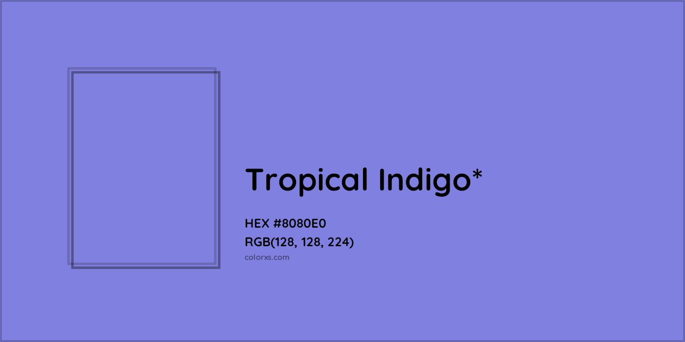 HEX #8080E0 Color Name, Color Code, Palettes, Similar Paints, Images