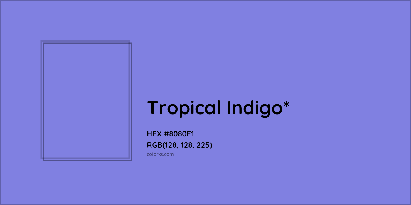 HEX #8080E1 Color Name, Color Code, Palettes, Similar Paints, Images