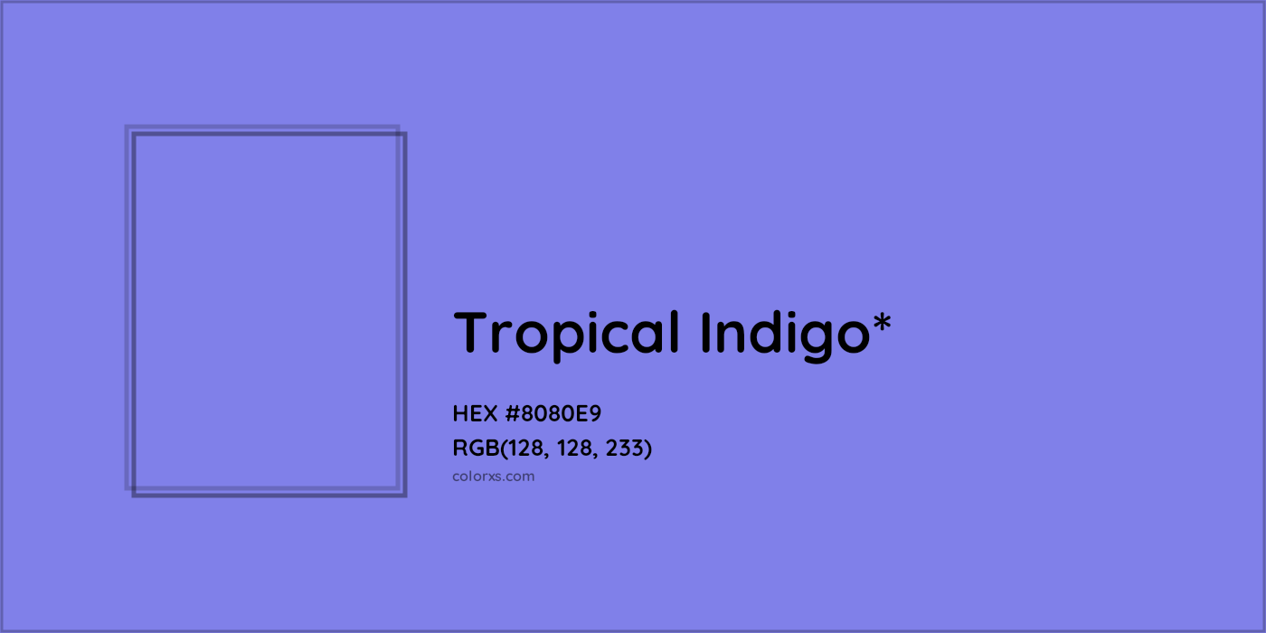 HEX #8080E9 Color Name, Color Code, Palettes, Similar Paints, Images