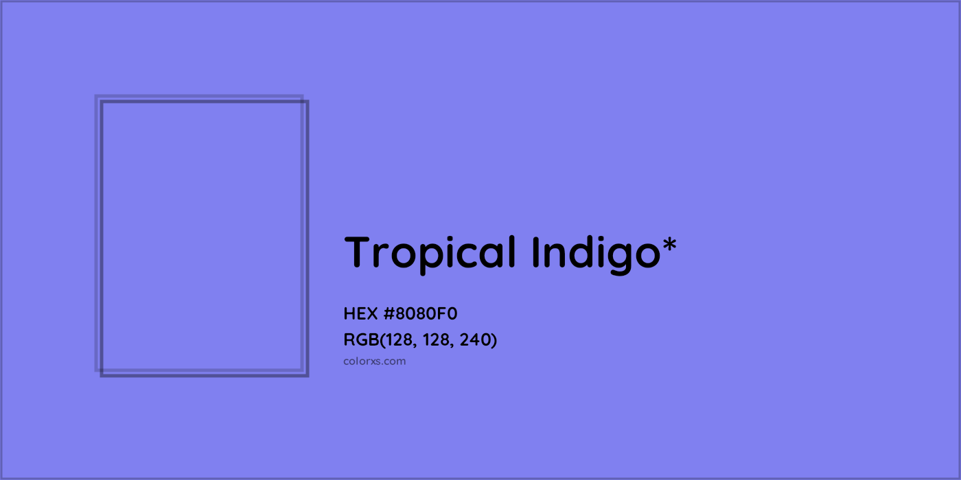 HEX #8080F0 Color Name, Color Code, Palettes, Similar Paints, Images