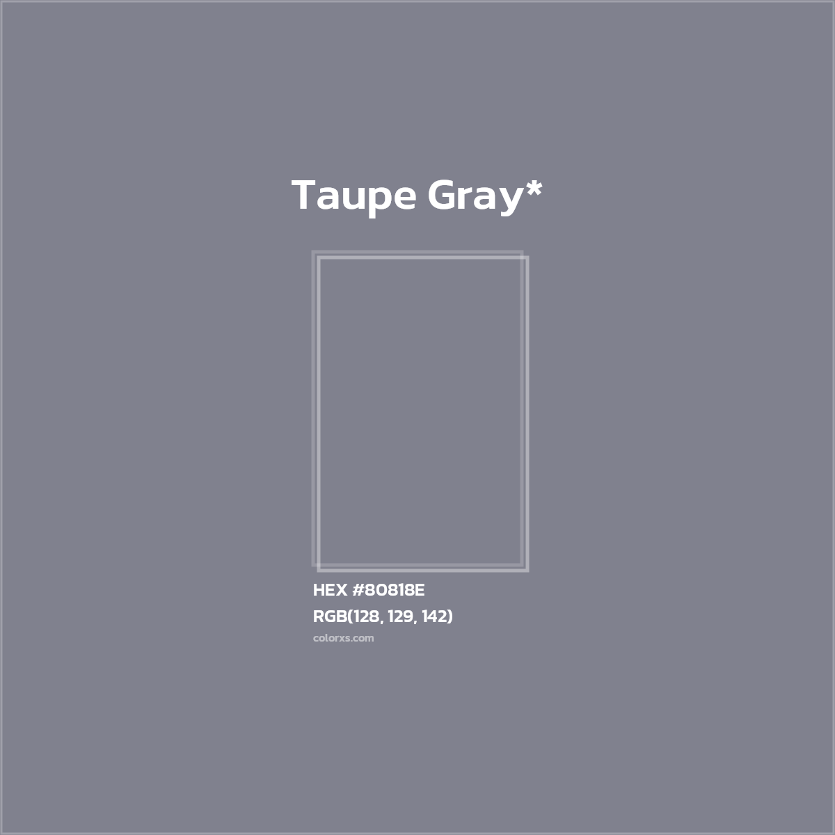 HEX #80818E Color Name, Color Code, Palettes, Similar Paints, Images