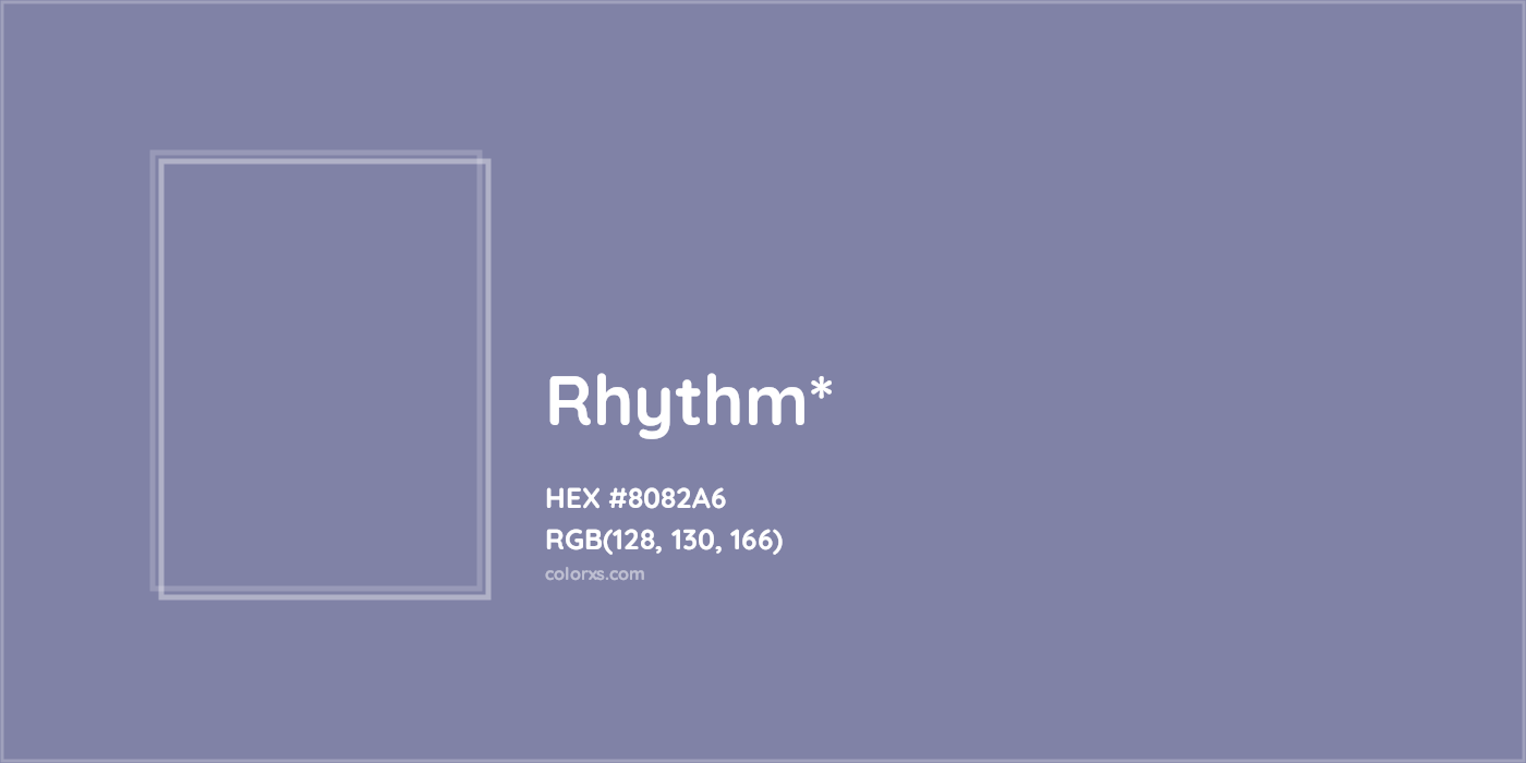 HEX #8082A6 Color Name, Color Code, Palettes, Similar Paints, Images