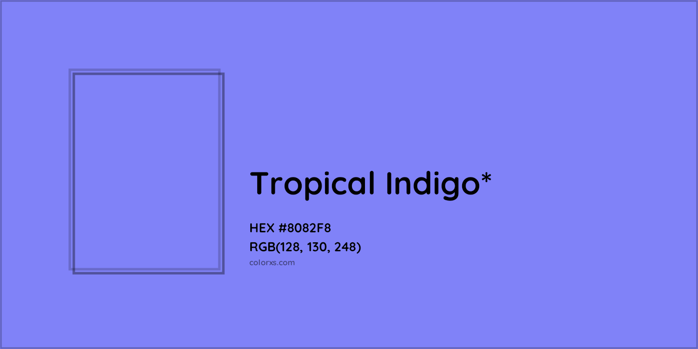 HEX #8082F8 Color Name, Color Code, Palettes, Similar Paints, Images