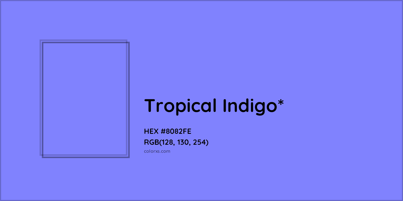 HEX #8082FE Color Name, Color Code, Palettes, Similar Paints, Images