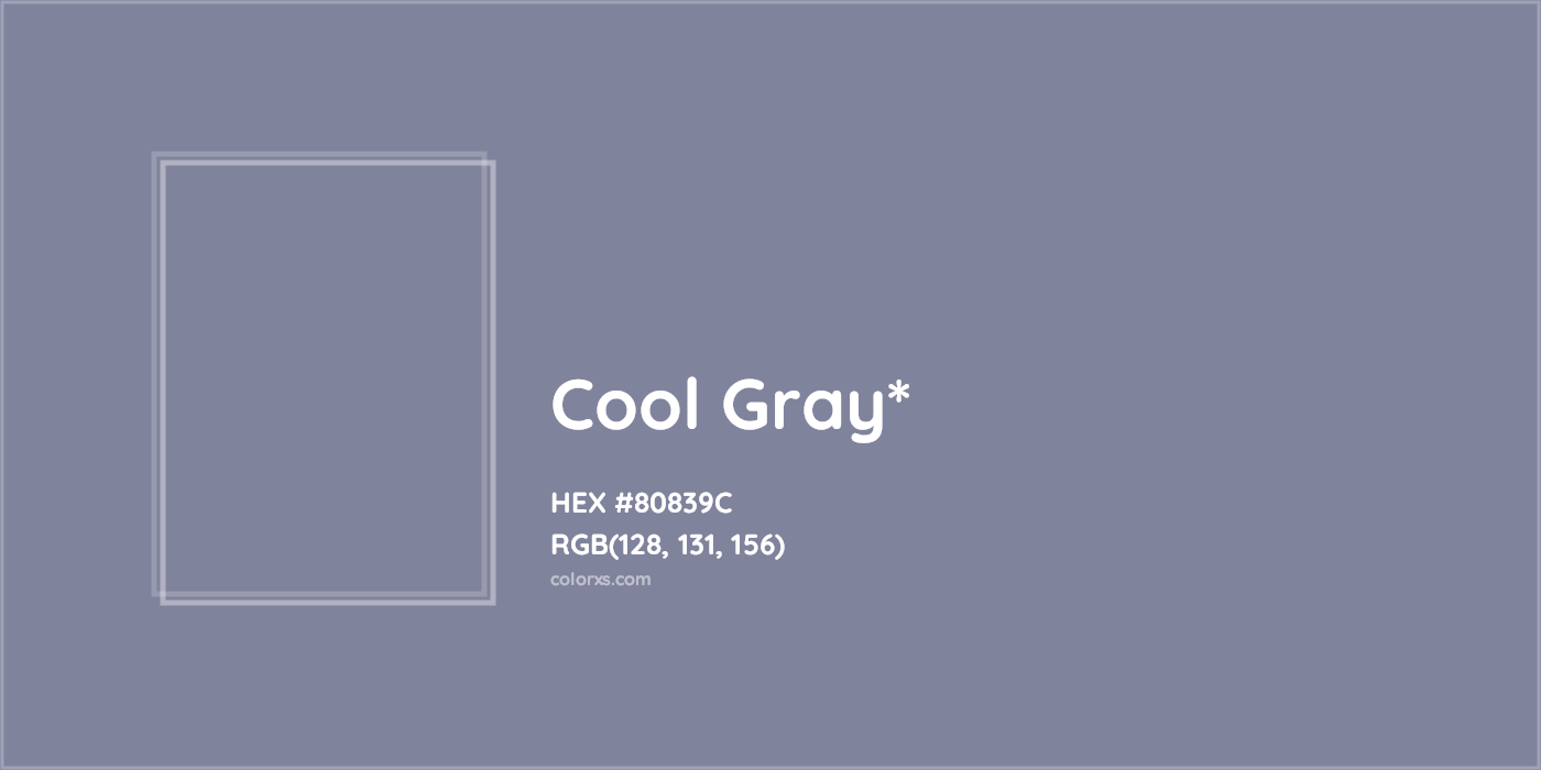 HEX #80839C Color Name, Color Code, Palettes, Similar Paints, Images
