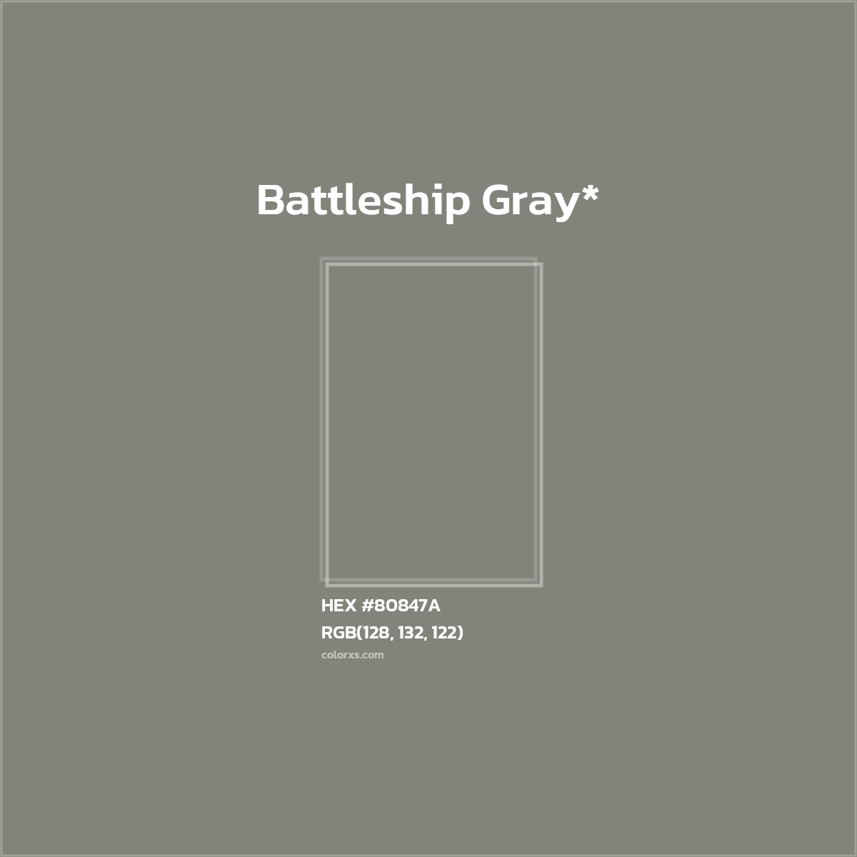 HEX #80847A Color Name, Color Code, Palettes, Similar Paints, Images