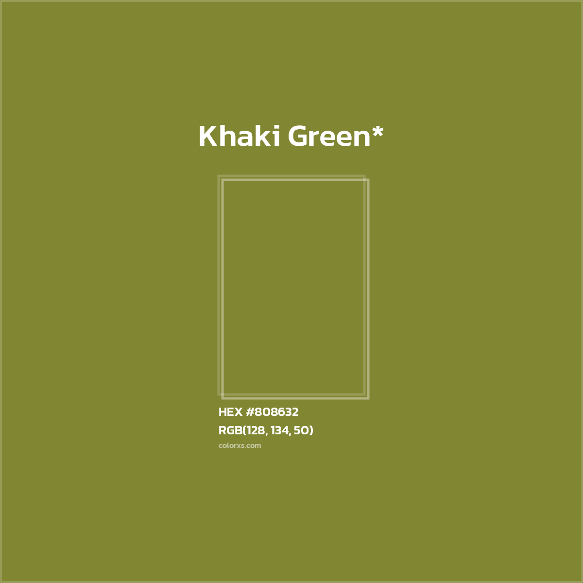 HEX #808632 Color Name, Color Code, Palettes, Similar Paints, Images