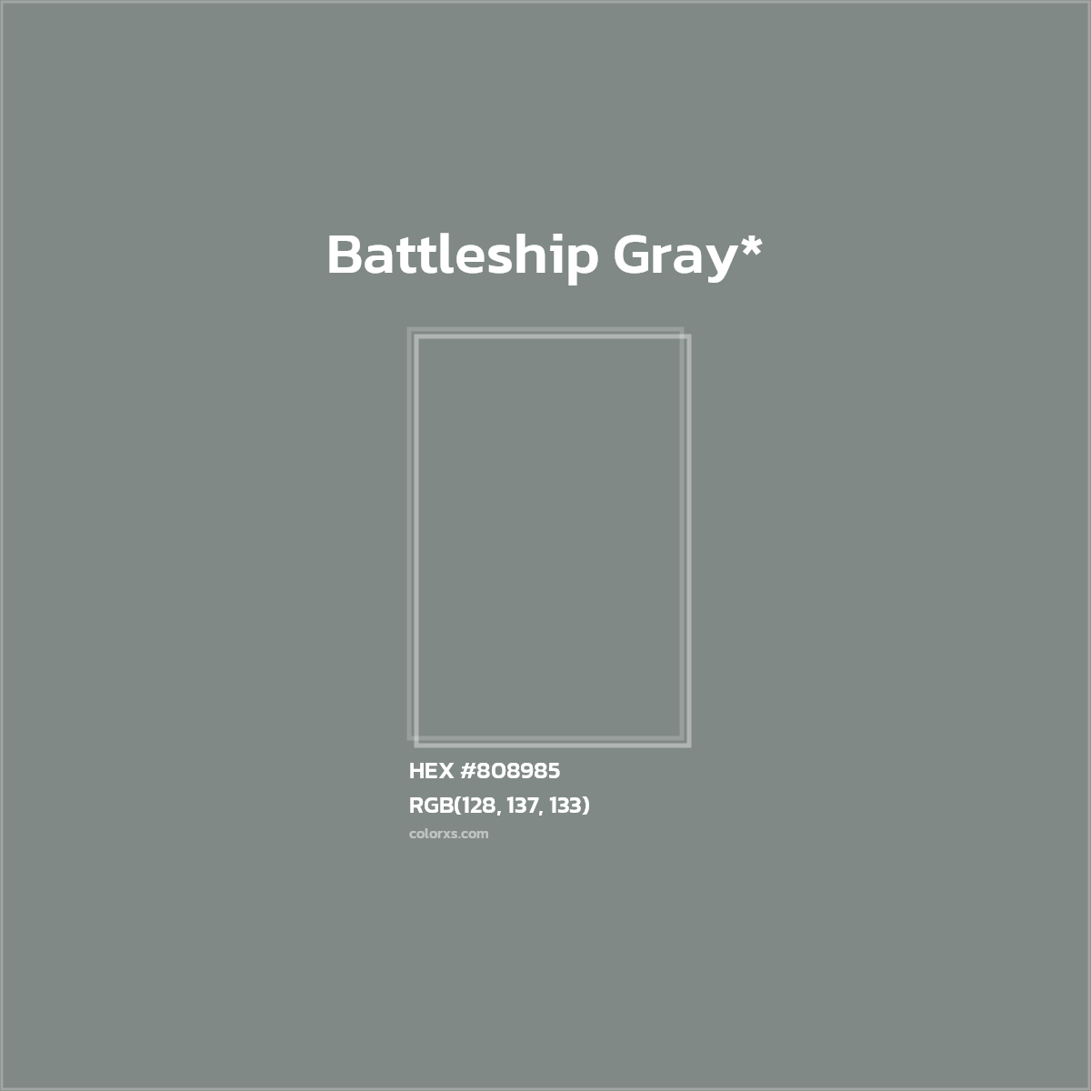 HEX #808985 Color Name, Color Code, Palettes, Similar Paints, Images