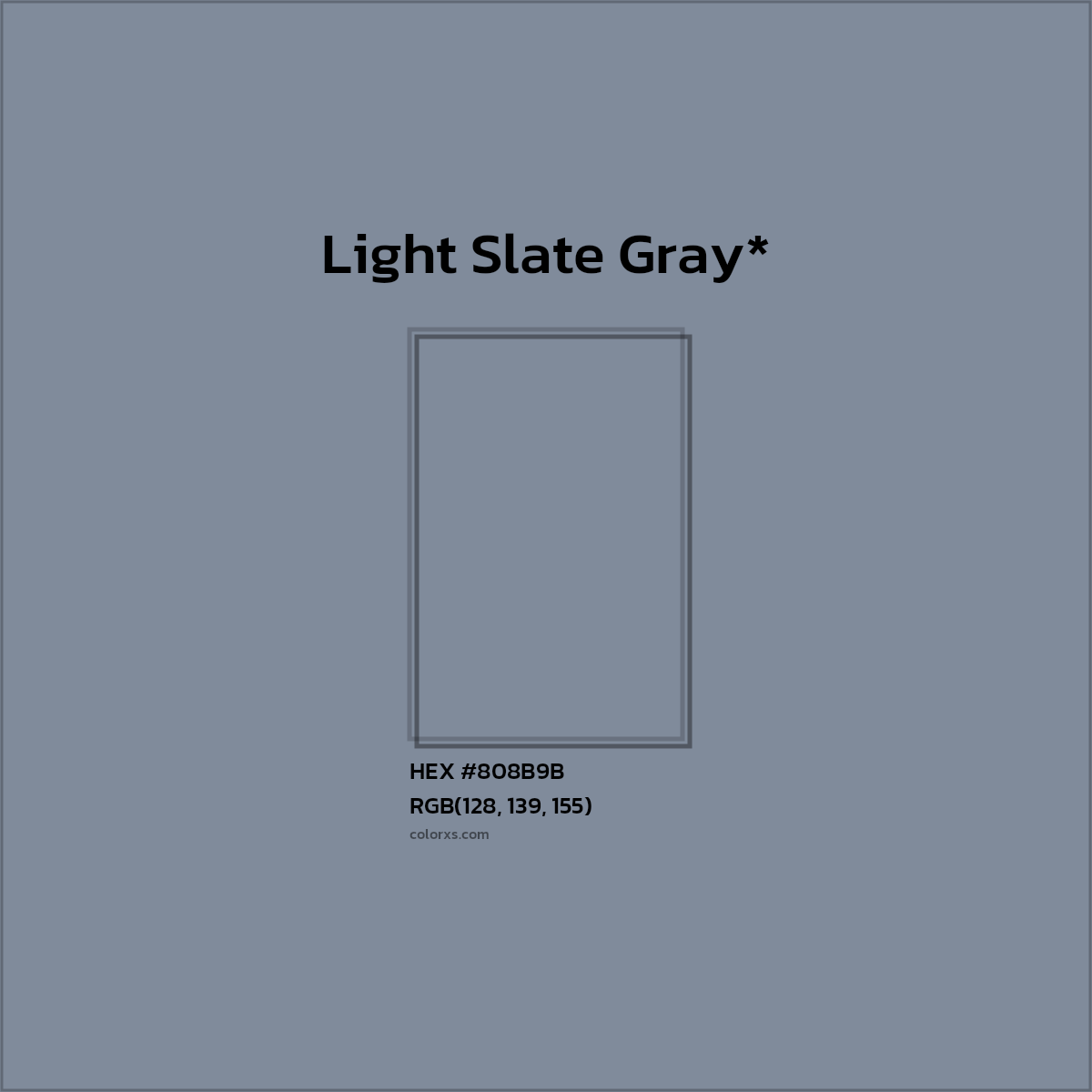 HEX #808B9B Color Name, Color Code, Palettes, Similar Paints, Images