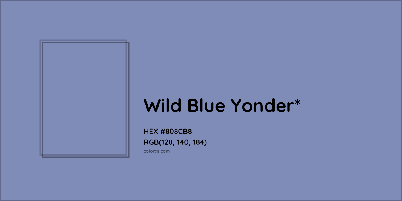 HEX #808CB8 Color Name, Color Code, Palettes, Similar Paints, Images