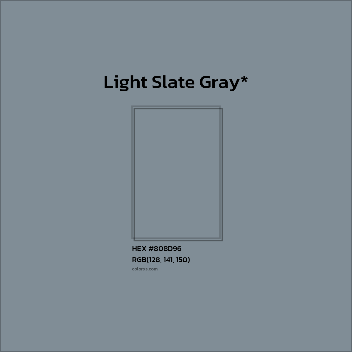 HEX #808D96 Color Name, Color Code, Palettes, Similar Paints, Images
