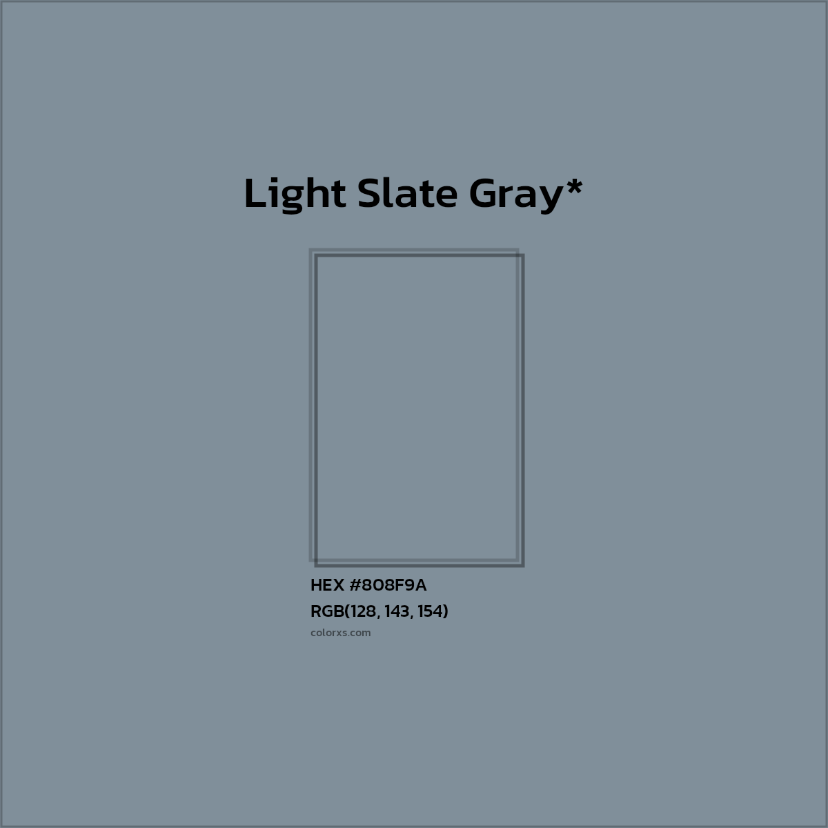 HEX #808F9A Color Name, Color Code, Palettes, Similar Paints, Images