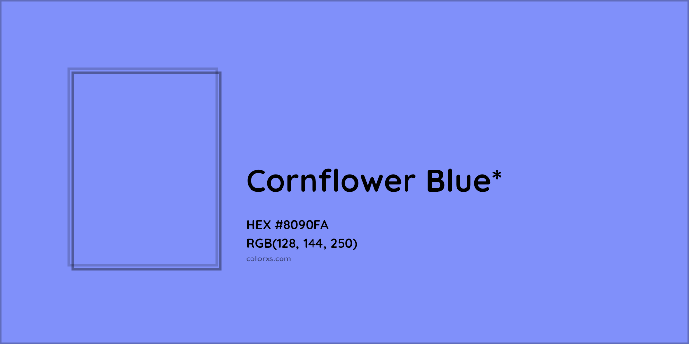 HEX #8090FA Color Name, Color Code, Palettes, Similar Paints, Images
