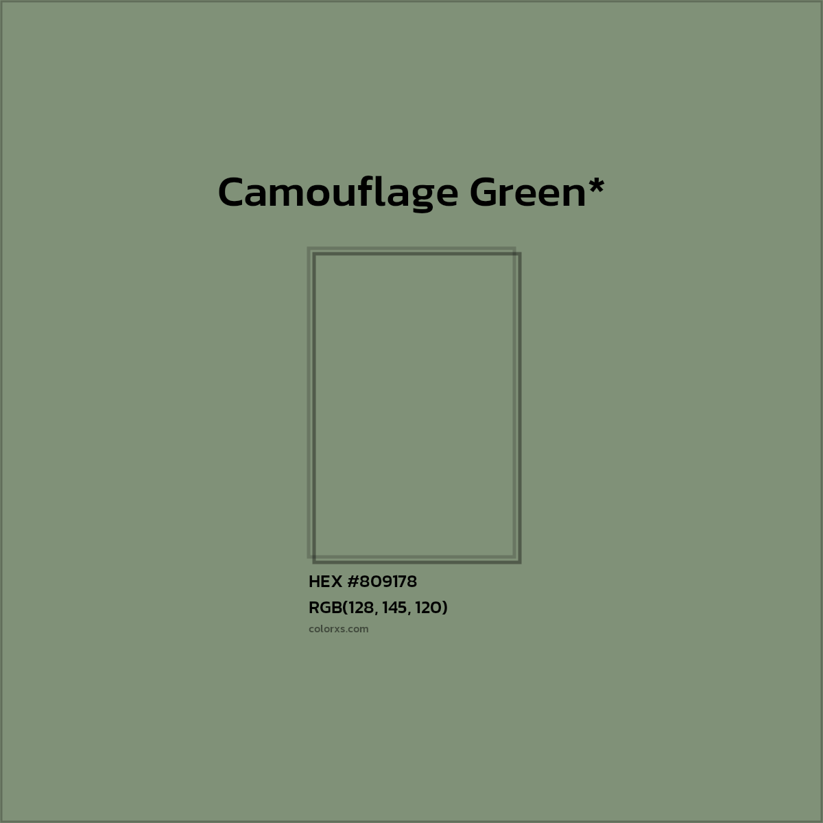 HEX #809178 Color Name, Color Code, Palettes, Similar Paints, Images