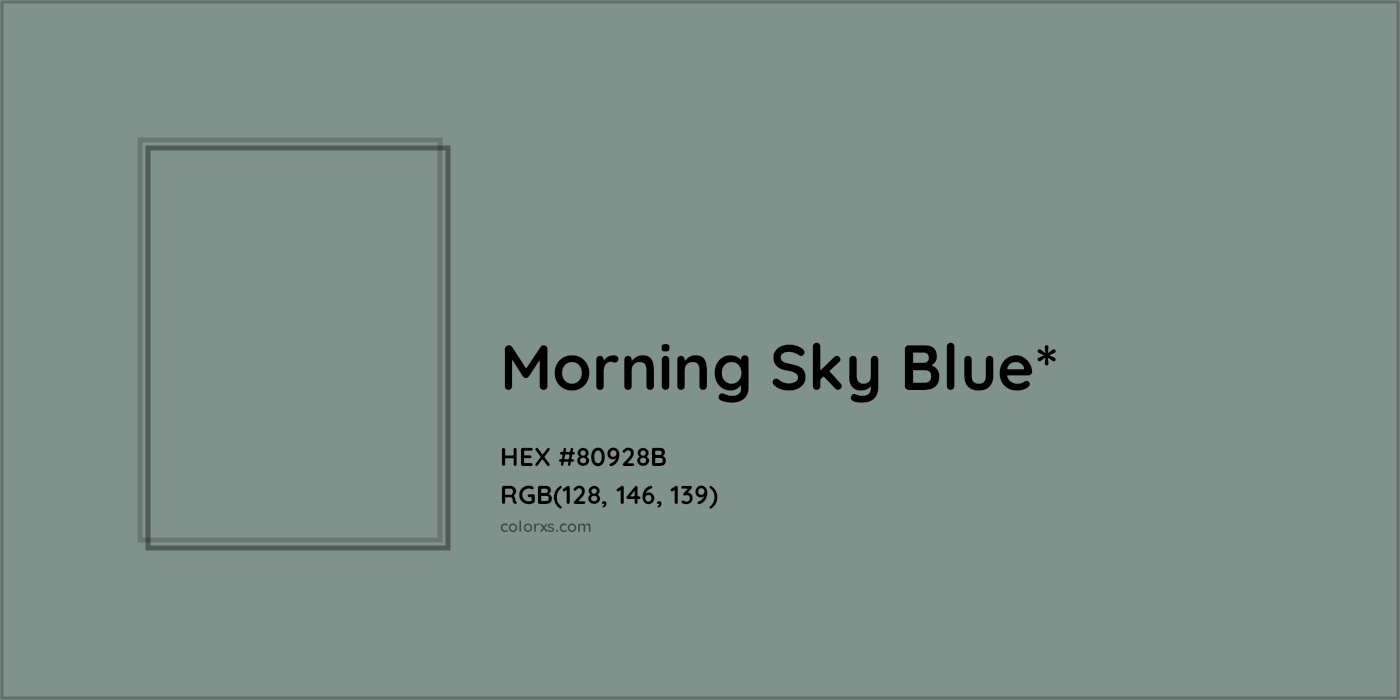HEX #80928B Color Name, Color Code, Palettes, Similar Paints, Images