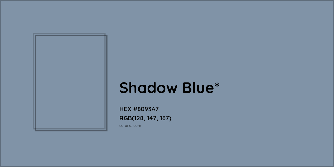 HEX #8093A7 Color Name, Color Code, Palettes, Similar Paints, Images