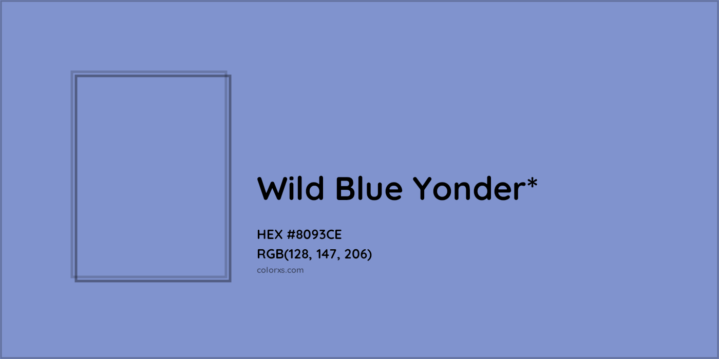 HEX #8093CE Color Name, Color Code, Palettes, Similar Paints, Images