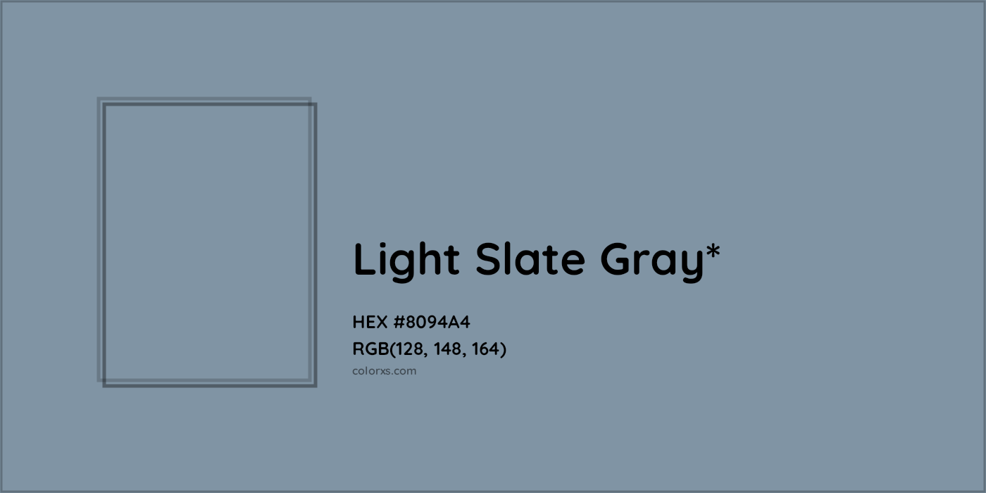 HEX #8094A4 Color Name, Color Code, Palettes, Similar Paints, Images