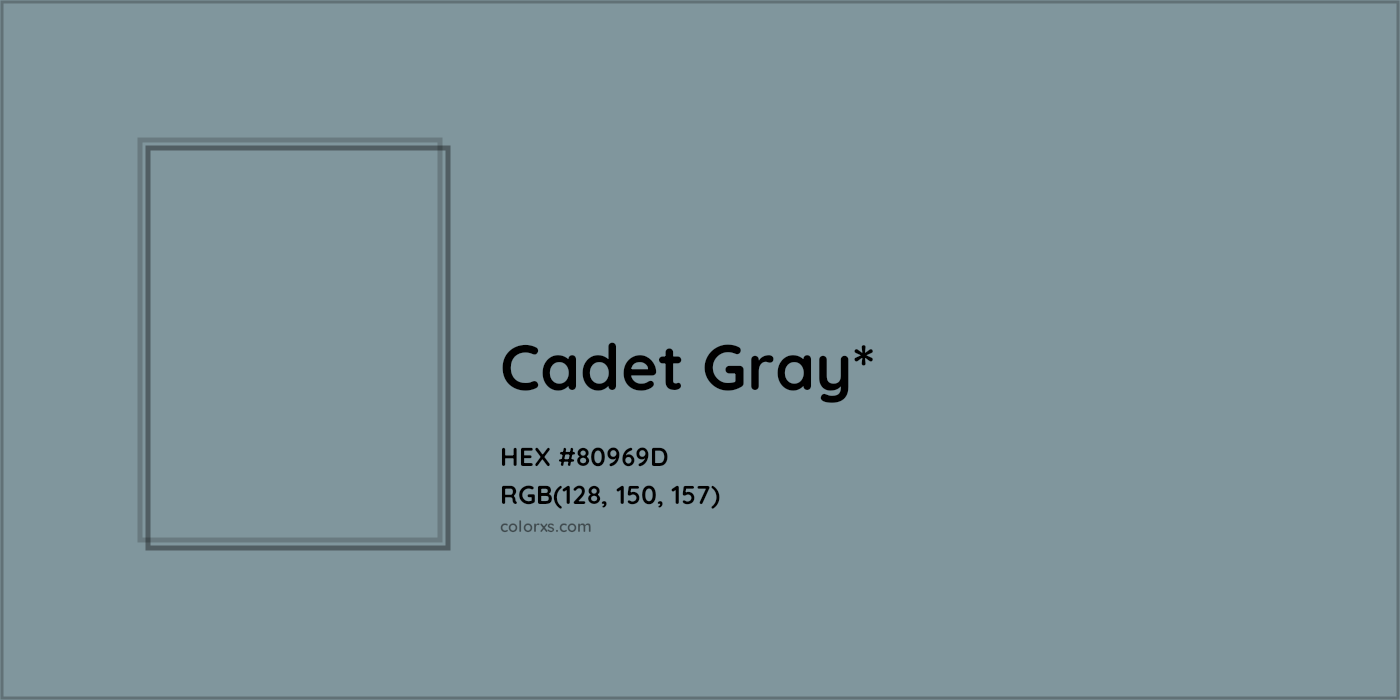 HEX #80969D Color Name, Color Code, Palettes, Similar Paints, Images