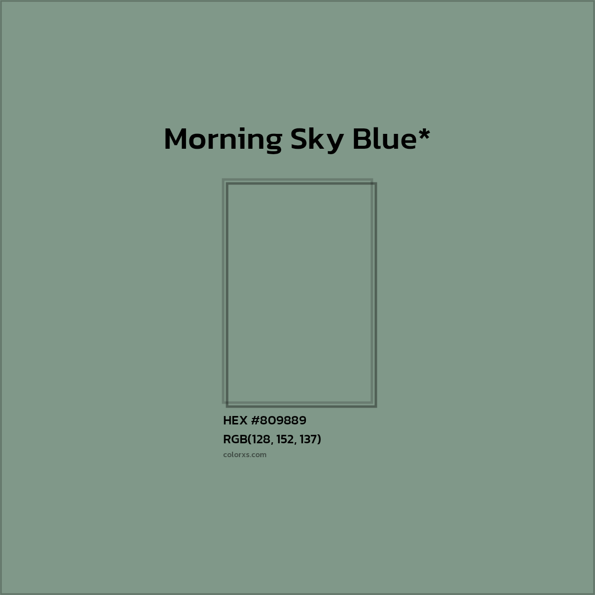HEX #809889 Color Name, Color Code, Palettes, Similar Paints, Images