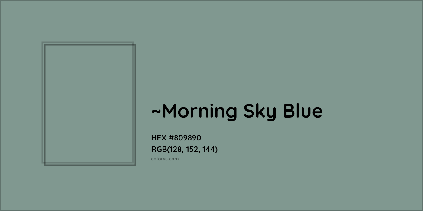 HEX #809890 Color Name, Color Code, Palettes, Similar Paints, Images