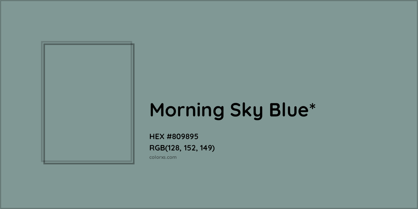 HEX #809895 Color Name, Color Code, Palettes, Similar Paints, Images