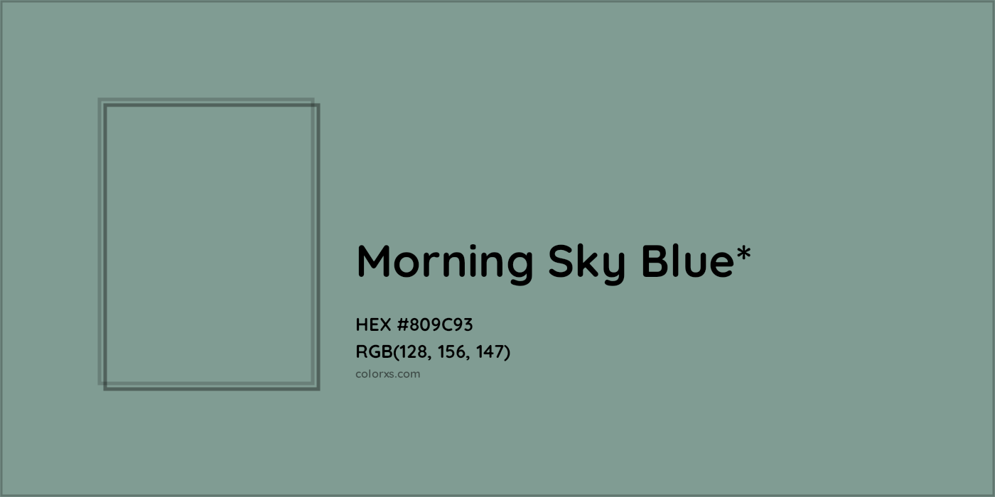 HEX #809C93 Color Name, Color Code, Palettes, Similar Paints, Images